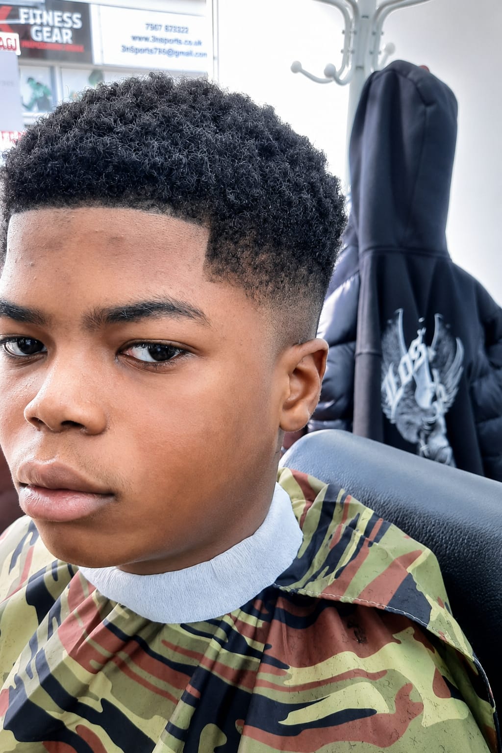 Mid skin fade and trim